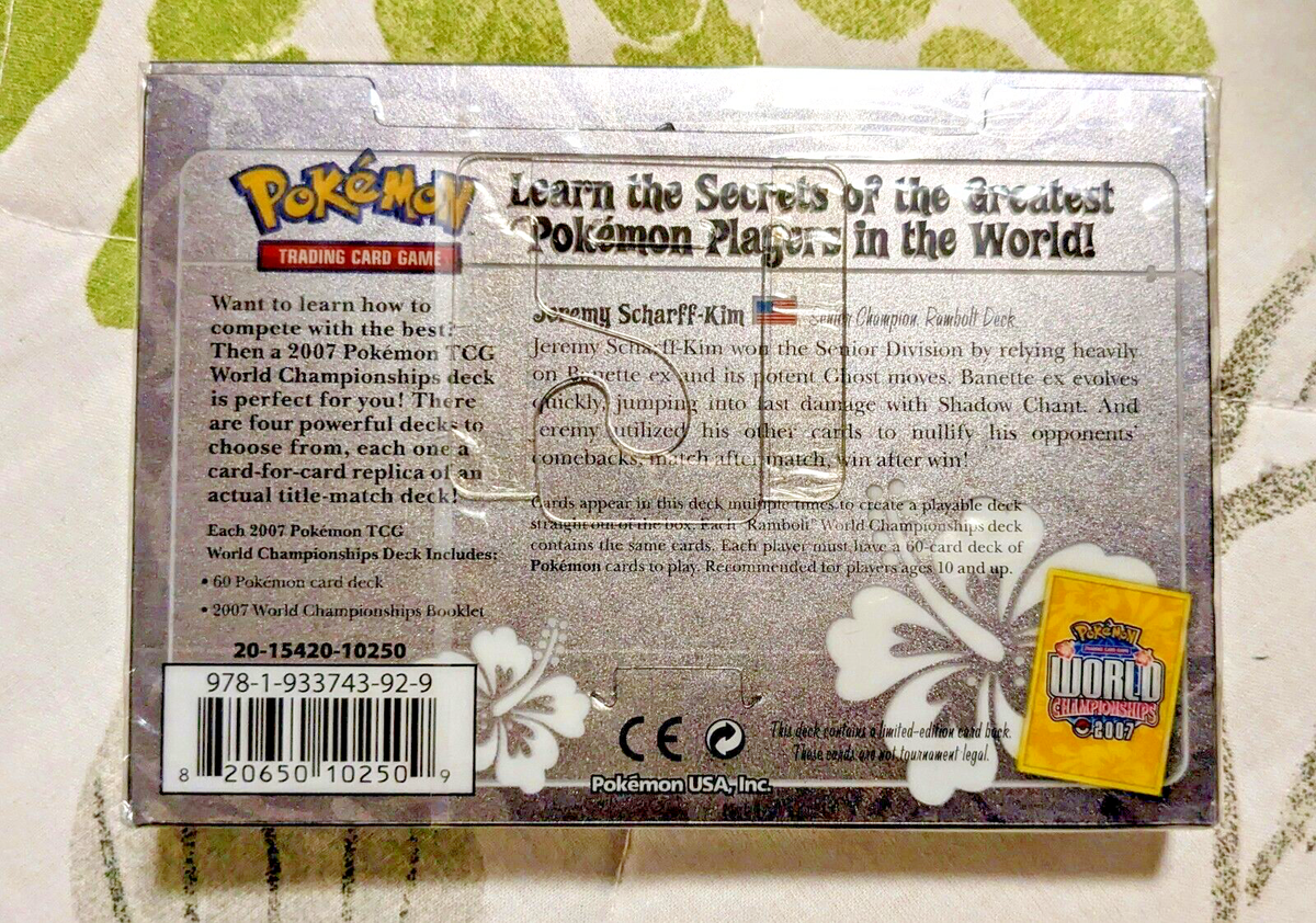 2007 Pokemon World Championship Deck COMPLETE SET New SEALED