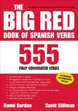 The Big Red Book of Spanish Verbs: 555 Fully Conjugated Verbs - Paperback - GOOD