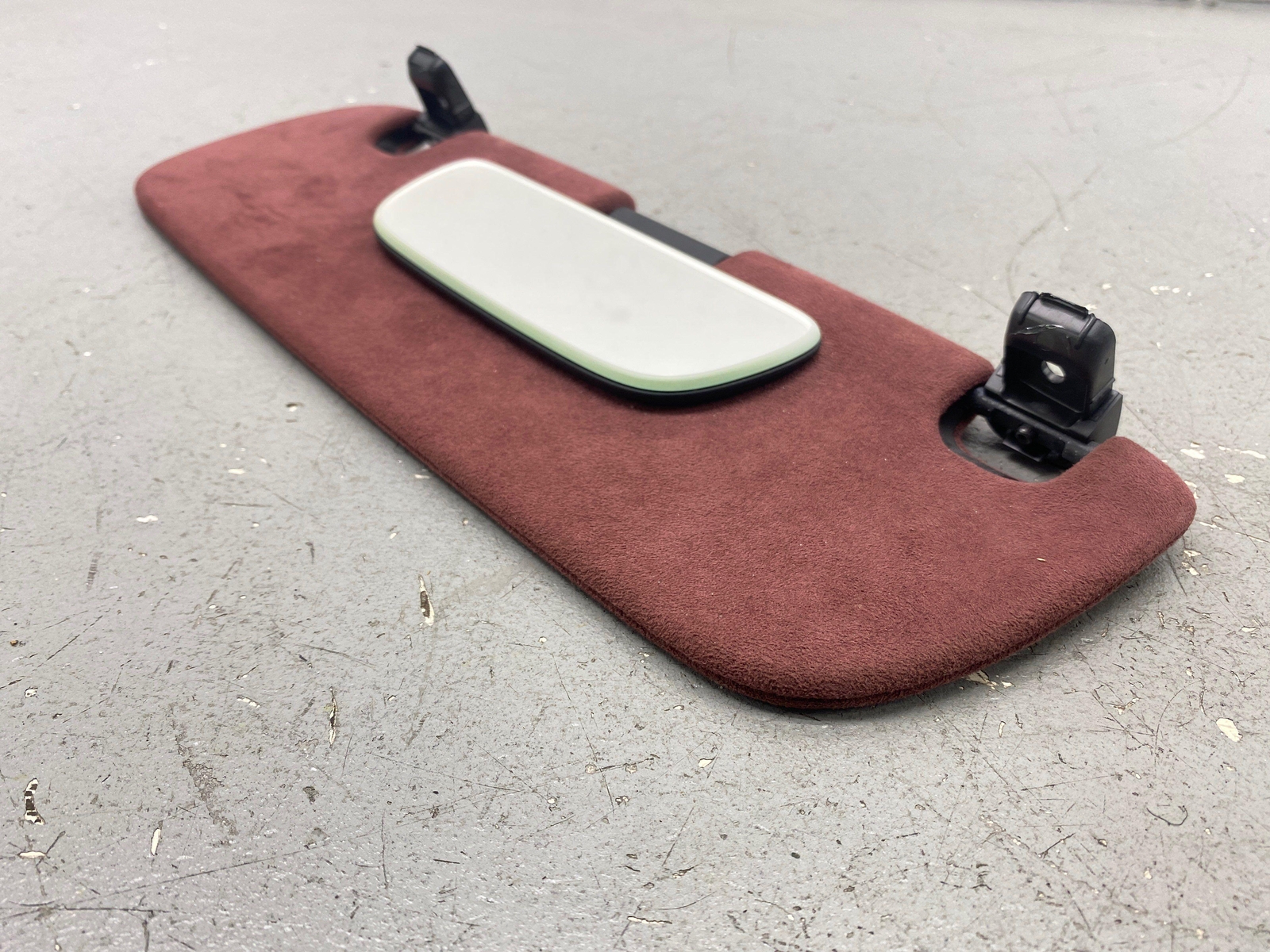 2020-2023 MCLAREN GT FRONT LEFT DRIVER OVERHEAD SUN VISOR BAROLA RED OEM 2021