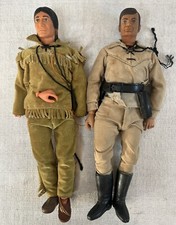 Lot Of 2 Vintage 1973 The Lone Ranger And Tonto Action Figure 10  