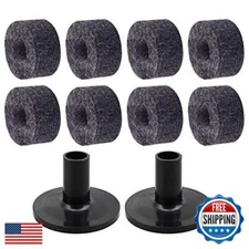 CCeCCe 10 Pack Cymbal Stand Felts Washer Replacement Drum Cymbal Felt Pads wi