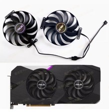 ASUS RX6600 6600xt 6650xt 6700xt 6750xt Snow Leopard DUAL graphics card fan