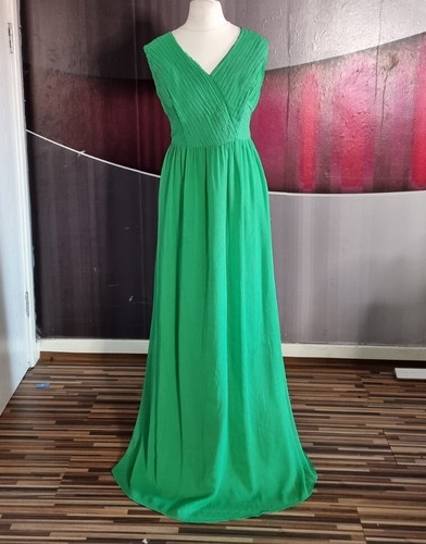 GORGEOUS MONSOON GREEN CHIFFON LONG 