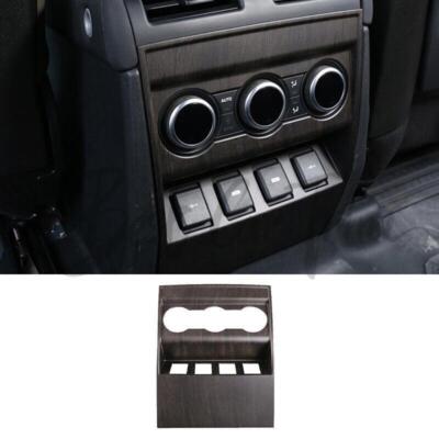For Defender 110 2020-2023 Wood Grain Rear Air Outlet Vent Panel Cover Trim 1pcs