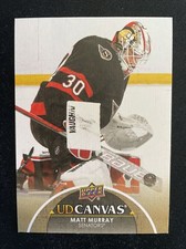 21-22 UD Series 1 Hockey Canvas C58 Matt Murray
