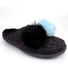 Toms Ivy Slip On Comfort Women's Slippers Size 6.0 M, Black Multi 9670