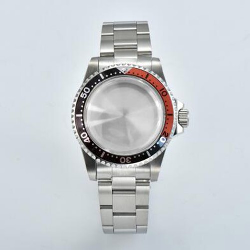 Estuche de reloj retro de acero inoxidable 39,5 mm + correa para movimiento NH35/36 - Imagen 13 de 27