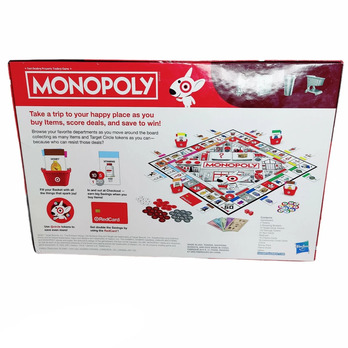 Monopoly board game (Target 2021 Ed.)(Rare) plandetransformacion