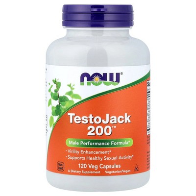 2 X NOW Foods, TestoJack 200�, 120 Veg Capsules