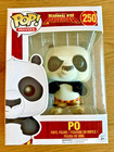 RARE PO flocked 250 KUNG FU PANDA Funko Pop Vinyl New in Mint Box + PROTECTOR