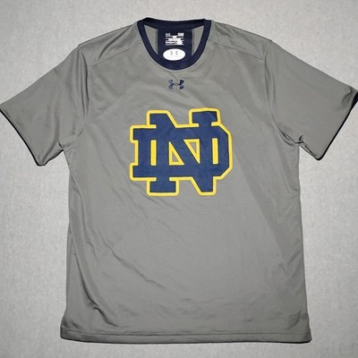  Notre Dame Team Issued Under Armour S/S Shirt Large New From 2015