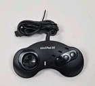 Asciipad Sg Controller For Sega Genesis 5710 Turbo Vintage Black