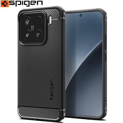 Handyhülle für Xiaomi 15 Spigen Case Cover Schutz Hülle Etui Futeral Schwarz