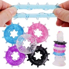 5PCS-Cock-Ring-Set-Erection-Soft-Stretchy-Penis-Rings-Silicone-Sex-Toys-For-Men