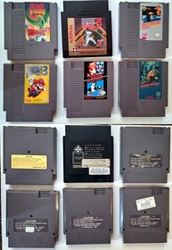 Nintendo NES System+Zapper+30 Original Games (28 Unique) - All Working/Tested
