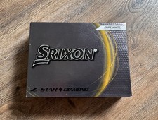 1 Dozen BRAND NEW Srixon Z-Star Diamond Pure White Golf Balls