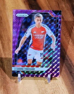 2024-25 Prizm Premier Leauge Soccer Leandro Trossard 64/249 Purple Infinte