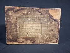 Viktorianische Schultafel London Schatulle Dekret Antik Vintage Auszeichnung