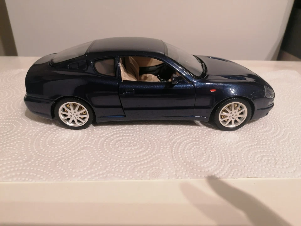 BURAGO MASERATI 3200 GT 1998 COD. 3371 BLUE 1:18  1 / 18 MODEL CAR AUTO ITALY - Immagine 2 di 4