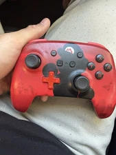 Power A Enhanced Wireless Controller Nintendo Switch Mario Shadow Red