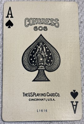 rare congress playing cards 1904 Ad Congress Playing Card Company Antique Games
