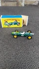 Vintage Matchbox Lesney No. 19 Green Lotus Car With Original Box 1:64