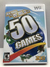 Around The World in 50 Games - Nintendo Wii - Complete w/ Manual - Tested
