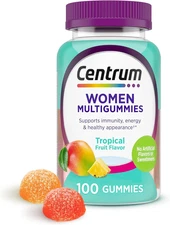 Centrum Women’s Multivitamin Gummies, Immune, Energy, 100 Count (Pack of 1)