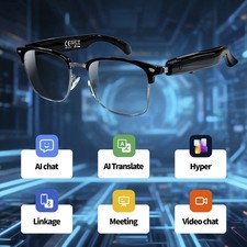 AI Smart Glasses Bluetooth Call Audio Translation for workouts/hands-free calls