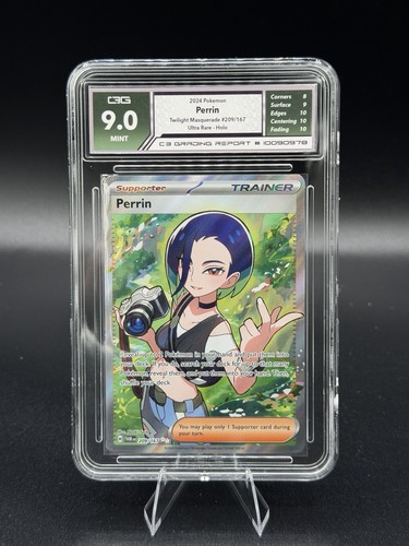 The Pokemon Company 2024 Perrin 209/167 Twilight Masquerade UR Holo C3G 9.0