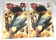 SILK #1 Dynamic Forces Variant Land LE SET - SIGNED AND REMARKED by KEN HAESE