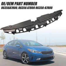 Front Radiator Grille Upper Cover Sight Shield for 2017-18 Kia Forte 86356A7800