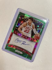 2019-20 Panini Prizm - Penmanship Otto Porter #PM-OPJ Green Ice Prizm /16 (AU)