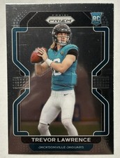 TREVOR LAWRENCE 2021 Panini Prizm Base Rookie Card RC #331 Jacksonville Jaguars. rookie card picture