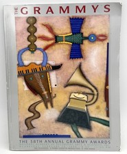 The Grammy&rsquo;s 1996 Program 38th Annual Grammy Awards Program Book Mariah Carey