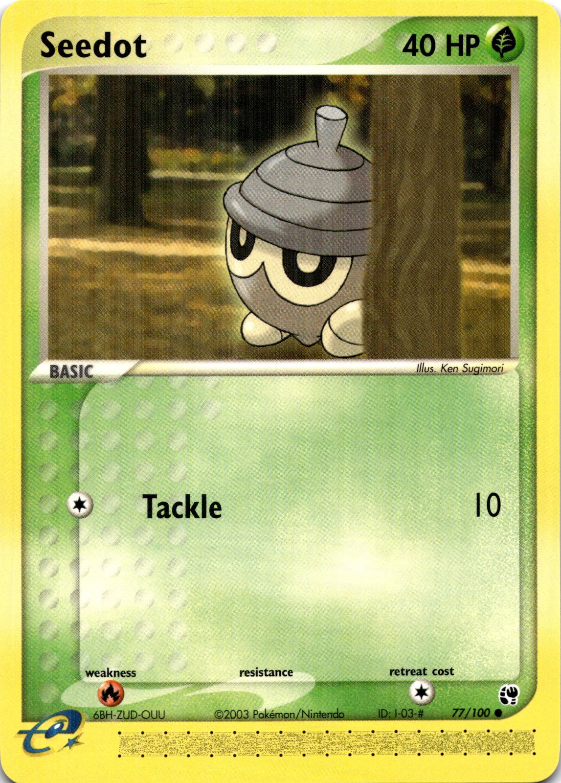 Seedot - Common Sandstorm E Reader 77/100 NM
