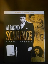 Scarface 1983 Blu-ray Al Pacino Gold Edition New Sealed W/Slipcover