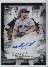 2024 Topps Finest Finest Auto Alec Marsh #FA-AM Auto 1at6