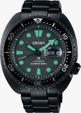 Seiko SRPK43 Prospex King Turtle Automatic Watch 200m Black Dial Box Tags Papers