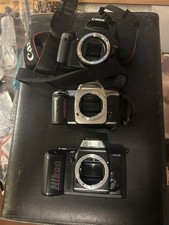 Lot Of 3 Camera Bodies Tested Canon Nikon