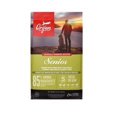 23.5lb Bag ORIJEN Grain Free High Protein Dry Dog Food Senior Recipe 5.33 per pound