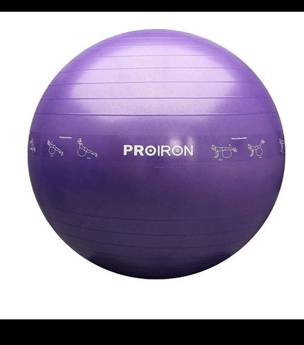 Proiron Bola de Ejercicio Extra Gruesa Embarazo 65cm Anti Ráfaga Gimnasio Pelota para Fitness - Imagen 2 de 4