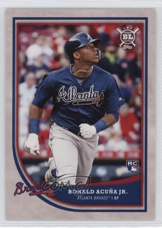 2018 Topps Big League Ronald Acuna Jr Ronald Acuña Jr #369 13ib