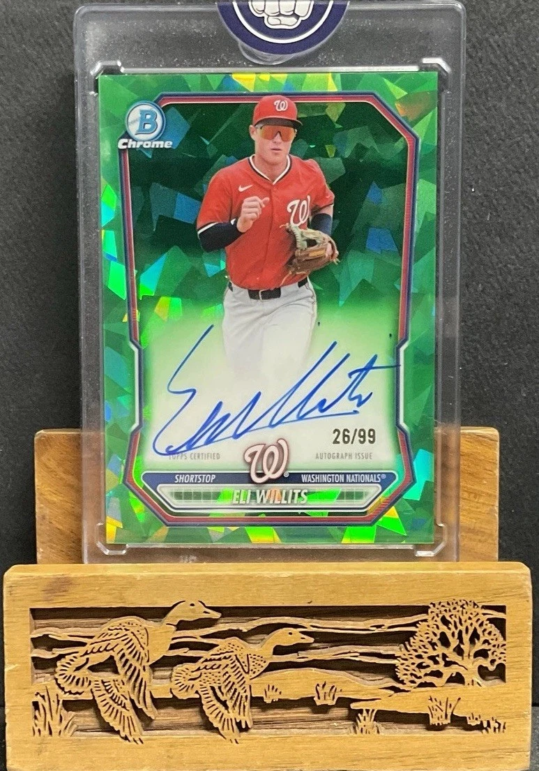 Bowman Washington Nationals Baseball Autographed Sports Trading
