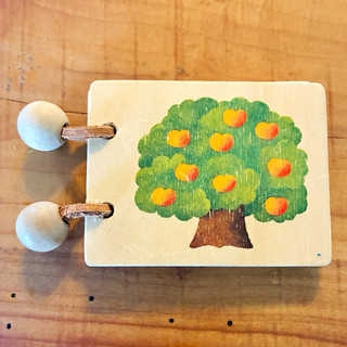 Vintage Siebert Spiel AG Zürich Wooden Toy Book Farm MR 502 Mid Century Swiss