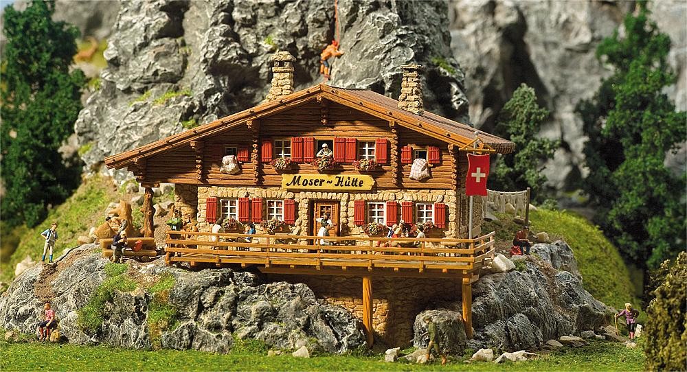 Faller 130329 - 1/87 / H0 Mountain Cabin Moser Cabin - New