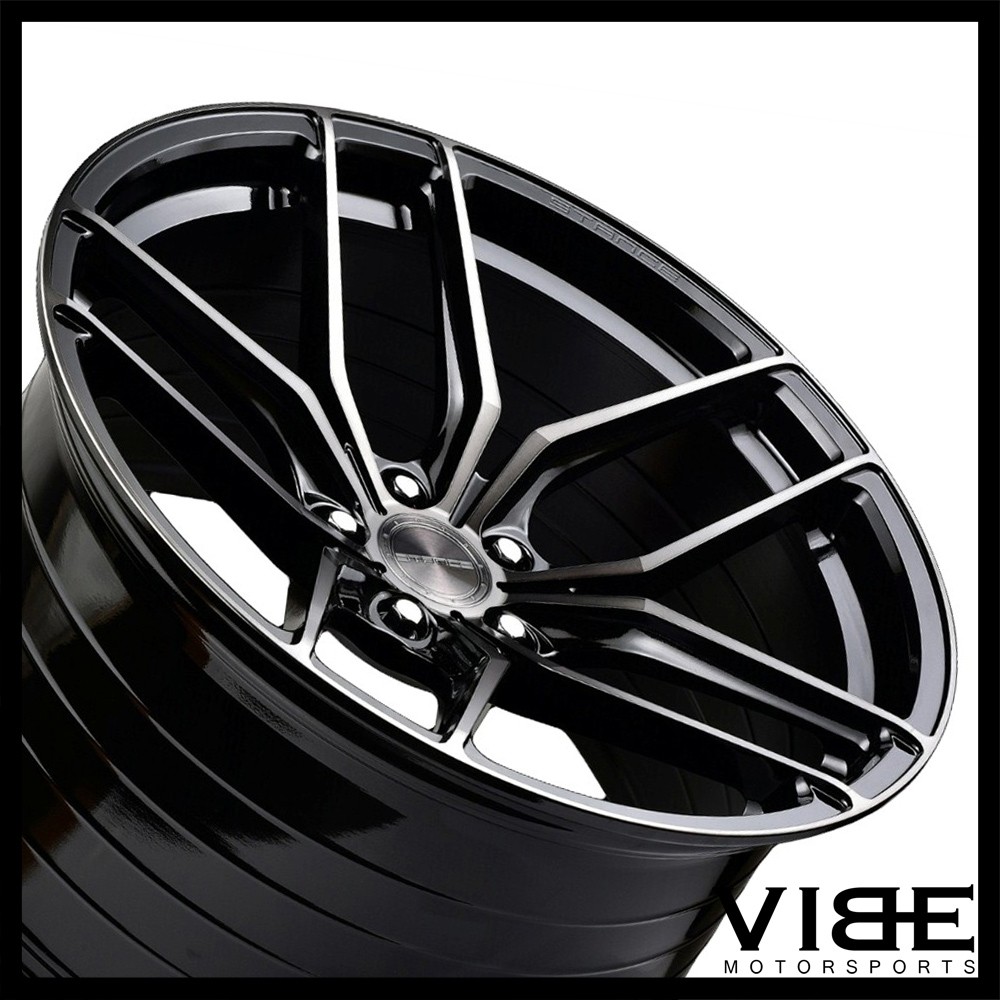 20" STANCE SF03 BLACK FORGED CONCAVE WHEELS RIMS FITS MASERATI GHIBLI
