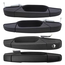 4 Piece Set of Front & Rear Outside Door Handles fit 2007-2014 Trucks & SUVs