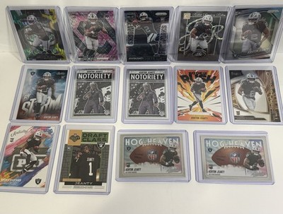 Ashton Jeanty Oakland Raiders Rookie 25 Card Lot Prizm Mosiac Absolute Donruss