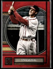 2025 Topps Museum Collection Baseball Stan Musial #29 Ruby 27/75